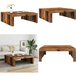 Table basse Vieux Bois Table basse Vieux Bois 100x100x35 cm Bois d'ingénierie