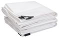 Markies Housse de protection imperméable en PE - Durable - Avec œillets - 4 x 8 mètres - Blanc