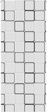 vidaXL Doucherolgordijn - 110x240 cm - Polyethyleen - Vierkant