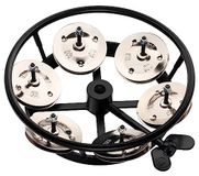 Meinl Hi Hoed Tambourine Steel Jingles - Zwart