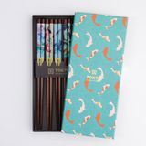 Tokyo Design Studio Chopstick Set - Lichtblauw - Bamboe/Hout - 5 paar