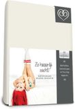 Bed-Fashion Badstof stretch hoeslaken Creme - 80 x 200 cm - Beige