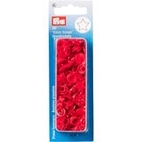 Prym 393238 Naaivrije drukknop Color Snaps Star rood, kunststof, One Size