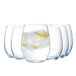 Chef&Sommelier Primary Collection drinkbekers, 350 ml, kristalglas, modern en elegant water- en sodaglas, hoge kwaliteit, absoluut transparant, 6 stuks