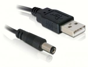 DeLOCK USB 2.0 A Male to Male Cable - 1m - Black