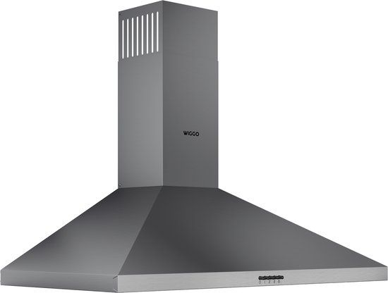 Wiggo WE-A930P(G) - 90cm Wall-mounted Cooker Hood - Grey