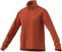 Adidas Terrex Multi Essentials Fleece Met Volledige Rits Oranje S Vrouw