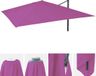 Merkloos Beschermhoes voor zweefparasol 300-400 cm van Oxford-weefsel – UV- en weerbestendig