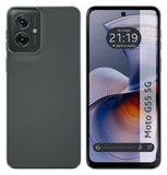Tumundosmartphone Siliconen hoes, TPU-gel, transparant, voor Motorola Moto G55 5G