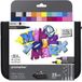 Winsor & Newton 0290202 Promarker Brush Lettering Set – 26-delig – Mixed Media Marker Set met Fineliners & Blender – voor Handlettering & Illustratie