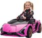 Homcom Lamborghini Sian 12V Voiture électrique pour enfants rose