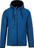 Proact TopTex Group Herenvest met capuchon 'Proact' Royal Blue Melange - M