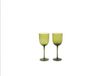 Ferm Living Host glas rode wijn set van 2 mosgroen