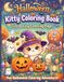 Halloween Kitty Coloring Book for Kids Ages 4-8