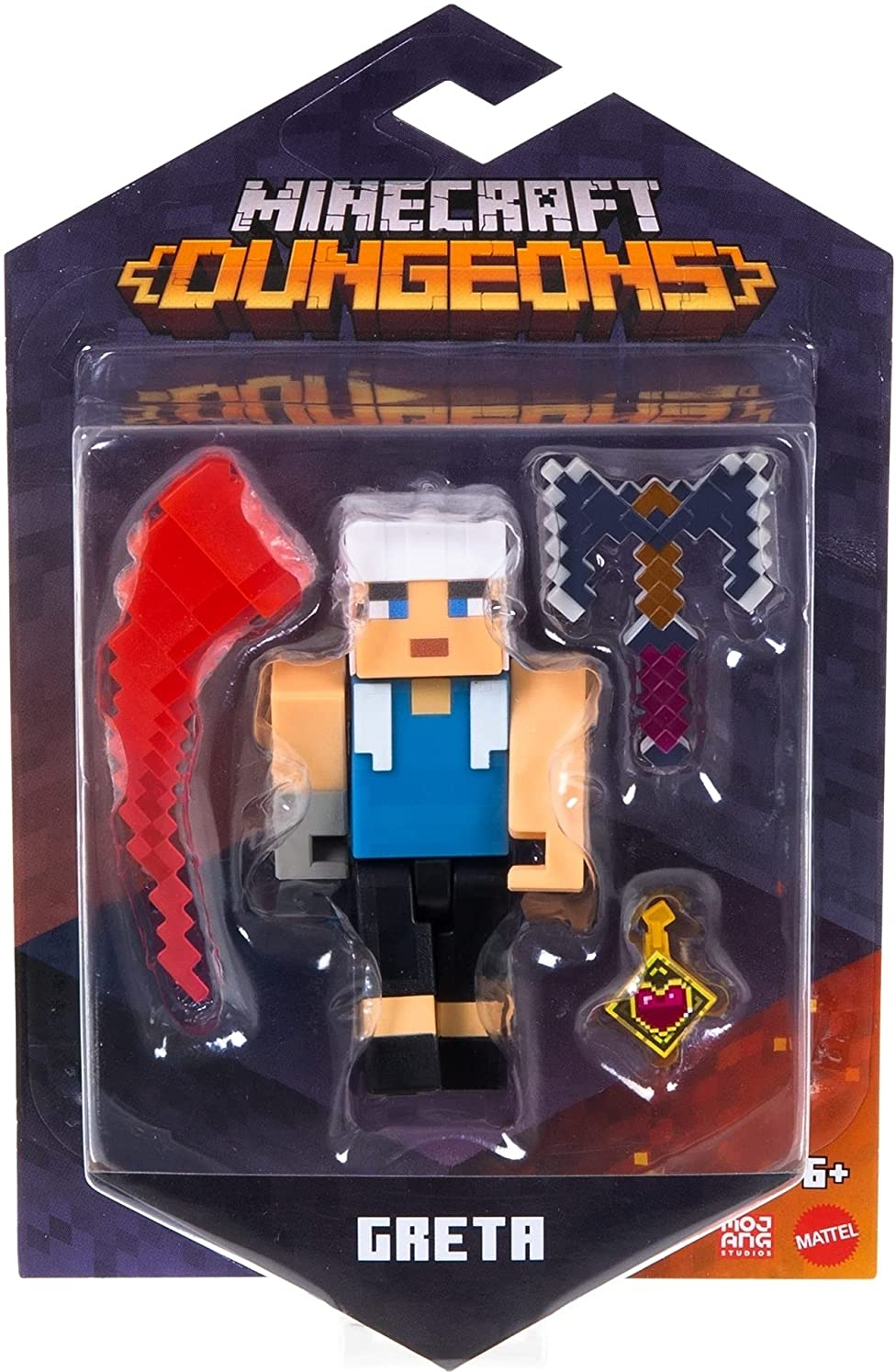 Minecraft Greta Dungeons) 3.25 Inch Figure Merchandise