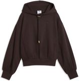 Puma Her Relaxed Hoodie Chocolate Fondue XL Vrouw