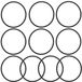 Set de 10 anneaux métalliques pour attrape-rêves et décoration