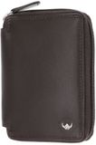 Golden Head Leren portemonnee Polo RFID Protect RV-Börse 3315 Dunkelbraun