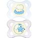 MAM Night 0+m Soother - Blue