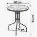 Janshop Sofotel SO-981 ronde tuintafel en 2 tuinstoelen set
