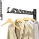 Étagère à linge pliable avec 6 compartiments, aluminium, pour usage intérieur