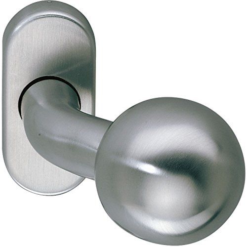 Marchesi RVS Deurklink Ovaal Rozet - Draaiknop - 1 Stuk - Niro - Inox