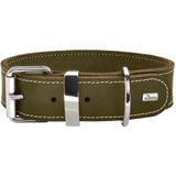 HUNTER hondenhalsband AALBORG SPECIAL, olijfgroen, maat 65