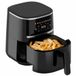 aeco COMPACT AirFryer 4,3 liter, heteluchtfriteuse met digitaal touch-display, 1500 Watt, 80°-200° instelbaar, 8 programma's, incl. receptenboekje