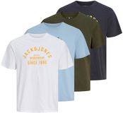 JACK & JONES JPRBLUTHOR SS TEE FST 4PK MP Heren T-shirt Dark Navy XXL
