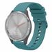 By Qubix - Geschikt voor Xiaomi Watch S4 - 41mm - Soft siliconen bandje - Blauwgroen