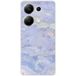 Xiaomi Siliconen hoesje compatibel met Xiaomi Redmi Note 13 Pro 4G Blue Marble