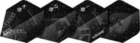 Unicorn Ultrafly Royal Flush Black PLUS - Dart Flights