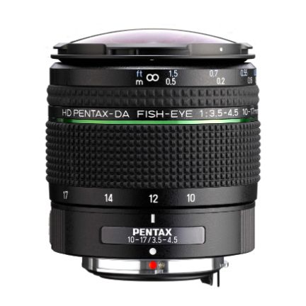 Pentax HD DA 10-17mm f/3.5-4.5 ED Fisheye Lens - Black