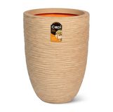 Capi Europe Vaas elegant laag Rib NL - 34x46 - Terra