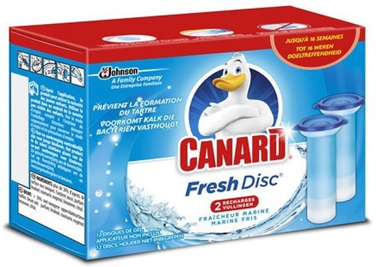 Canard - Fresh Disc Navullingen - Marine Fris - 1 pak met 2 navulbussen