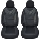 Bremer Sitzbezüge Autostoelhoezen voor Ford Tourneo Transit Bj 2000-06 – Stoelhoezen voor bestuurder en passagier in Zwart