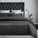 Damier Satijn beddengoed 220 x 240 cm grijs- zijdeglans gestreept beddengoed set 3-delig hoogwaardig luxe dekbedovertrek met verborgen ritssluiting en 2 kussenslopen 80 x 80 cm, grijs
