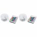Set van 2 waterdichte schijnwerpers, met afstandsbediening, 10 leds, Ø 6,9 x 2,8 cm