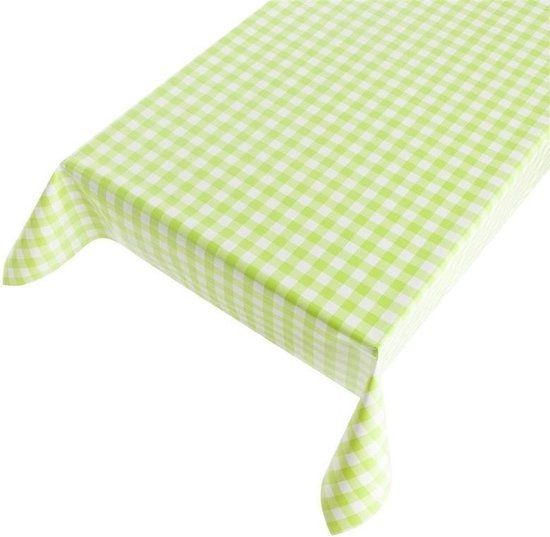 Tafelzeil Ruit Groen - 140 x 220 cm