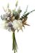 Fleur décorative artificielle bouquet violet blanc arrangement de fleurs artificielles chambre de mariée