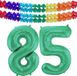 Folat Verjaardag Leeftijd folieballon - 85 jaar - groen - 86 cm