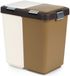 Orion AGD Sp. z o.o. Poubelle double 2x10L Blanc;Brun Plastique
