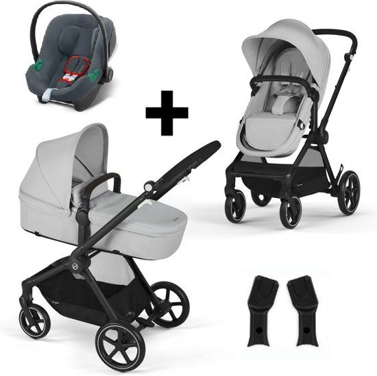 Cybex Eos Basic Kinderwagen - Lava Grey - Incl. Aton B2 i-Size & Adapter