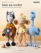 Amis au crochet: Petit cheval, Lucy le petit singe et Autruche