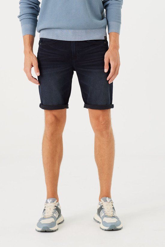 GARCIA Heren Shorts Blauw - Maat 29 - Slim Fit - Katoen/Polyester/Elastaan - Lente/Zomer 2024