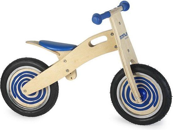 Simply for Kids Houten Loopfiets - Blauw