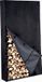 Lendo Housse de protection imperméable pour bûcher 100x25x196cm Noir Oxford