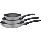 GSW Lot de 3 poêles Nova 20-24-28 cm. (gris)