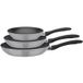 GSW Lot de 3 poêles Nova 20-24-28 cm. (gris)