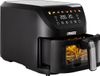 Princess 182257 SlimFry Airfryer - 8 L capaciteit - Doorzichtig kijkvenster - Digitaal touchscreen - 8 voorgeprogrammeerde instellingen - Compact design - 2000 W